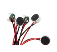 eufeifeiegds Lot de 10 Mini-Microphones 6027, 6 x 2,7 mm, Capsule de Microphone électret Haute sensibilité, condensateur avec câble