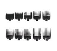 eufeifeiegds Lot de 10 peignes de guidage de limite for tondeuse à cheveux professionnelle, accessoire de protection for tondeuse à cheveux universel de 1,5 à 25 mm(10pcs Black)