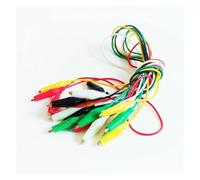eufeifeiegds Lot de 10 pinces crocodiles for câbles de test électriques, pinces for câbles de démarrage et pinces for batterie de voiture, pince crocodile à double extrémité wefeiegds(10pcs-mix-45mm)