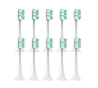 eufeifeiegds Lot de 10 têtes de brosse à dents de rechange emballées sous vide for brosses à dents électriques T300/T500/T700, capuchons à poils souples et buses(10pcs Green)