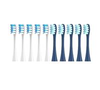 eufeifeiegds Lot de 10 têtes de brosse à dents de rechange for X PRO/ Z1/ F1/ One/Air 2/ SE, etc. Gamme complète de brosses à dents électriques(5Blue5WhiteBlue)