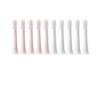 eufeifeiegds Lot de 10 têtes de brosse de rechange for brosse à dents électrique T100, poils souples et buses adaptées(5White 5Pink)