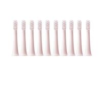 eufeifeiegds Lot de 10 têtes de brosse de rechange for brosse à dents électrique T100, poils souples et buses adaptées.(10Pcs Pink)