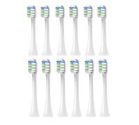eufeifeiegds Lot de 12 têtes de brosse à dents de rechange for brosses à dents électriques V1/X1/X3/X5/X3U/X3PRO/v1/v2, embouts à poils souples(Bianco)