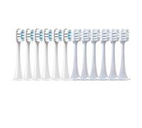 eufeifeiegds Lot de 12 têtes de brosse à dents de rechange for modèles T300/T500/T700, capuchons à poils souples for brosses à dents électriques, embouts for emballage sous vide(6WhiteBlue6White)