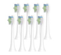 eufeifeiegds Lot de 12 têtes de brosse à dents électrique HX6064 for brosses à dents de rechange à poils souples H-X6950/H-X6780/H-X6930/H-X3110/H-X9350, blanches(8pcs)