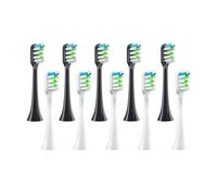 eufeifeiegds Lot de 12 têtes de rechange for brosses à dents électriques X3/X3U/X5, à poils souples(6Black6White)