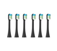 eufeifeiegds Lot de 3 ou 6 têtes de brosse à dents de rechange for modèles M1/RMH2012/M2/RTX2102(schwarz)
