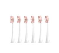 eufeifeiegds Lot de 3 ou 6 têtes de brosse de rechange for brosse à dents électrique FT7105/FT7106/FT7108/FT7205, avec emballage sous vide et embout à poils(Bianco)