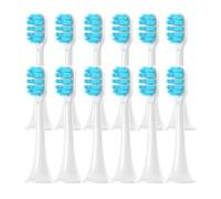 eufeifeiegds Lot de 4, 8, 12 ou 16 têtes de brosse à dents de rechange for brosse à dents électrique à poils souples T300(T300 Blue-12pcs)