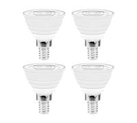 eufeifeiegds Lot de 4 ampoules LED E14 AC 220-240 V, 50 W, for projecteur, lampe bureau ou travail(White 6000K)