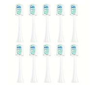eufeifeiegds Lot de 4 têtes de brosse de rechange for brosses à dents électriques H-X6064, H-X6930 et H-X6730, avec embouts à poils souples.(10pcs Green)