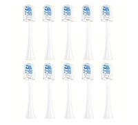 eufeifeiegds Lot de 4 têtes de brosse de rechange for brosses à dents électriques H-X6064, H-X6930 et H-X6730, avec embouts à poils souples.(10pcs Blue)