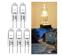 eufeifeiegds Lot de 5 ampoules G4 T3 10 W 20 à deux broches JCR for microscope AC 6 V 12 for éclairage sous meuble, lustre, rail d'éclairage(6V 30W)