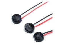 eufeifeiegds Lot de 50 Microphones capacitifs à condensateur électret 4 mm x 1,5 mm for PC, téléphone, MP3, MP4, avec 2 Fils de 5,5 cm(10 Pieces)