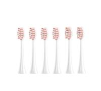 eufeifeiegds Lot de 6 têtes de brosse de rechange for brosse à dents électrique FT7105/FT7106/FT7108/FT7205, emballage sous vide, embout à poils(6 pcs white)