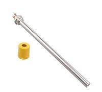 eufeifeiegds Résistance chauffante 220 V CA for chauffe-eau électrique tubulaire, élément chauffant de 1 pouce, 4000 W, acier inoxydable SUS304(Silver)