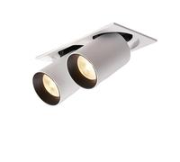 eufeifeiegds Spot LED encastré au plafond, orientable et à intensité variable, 220 V/230 V, for éclairage intérieur(Warm White,7W White Single Head)