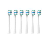 eufeifeiegds Tête de brosse à dents adaptée à tous les modèles de brosses à dents électriques. Emballage sous vide indépendant.(6pcs White)