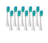 eufeifeiegds Tête de brosse à dents électrique compatible avec les brosses à dents électriques des séries HX3/HX6/HX9(10pcs 601Green)
