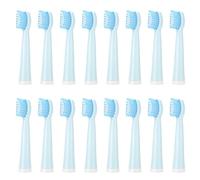 eufeifeiegds Têtes de brosse à dents de rechange for brosse à dents électrique M5, 4 à 16 pièces, poils souples et embout for brosse à dents M5(16PCS BLUE)