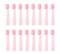 eufeifeiegds Têtes de brosse à dents de rechange for brosse à dents électrique M5, 4 à 16 pièces, poils souples et embout for brosse à dents M5(16PCS PINK)