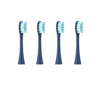 eufeifeiegds Têtes de brosse à dents de rechange for brosses à dents électriques compatibles avec tous les modèles X PRO/X / Z1 / F1 / One/Air(4pcs dark blue)