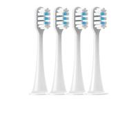 eufeifeiegds Têtes de brosse de rechange for brosses à dents électriques T300/T500/T700 avec capuchons, emballage scellé, têtes souples(4White)