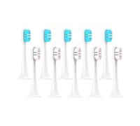 eufeifeiegds Têtes de brosse de rechange for brosses à dents électriques T300/T500/T700 avec capuchons, emballage scellé, têtes souples(5Blue5Pink)