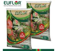 Euflor 2 x 2,5 kg Bio Corne Paillettes Engrais Organique Azote Naturel