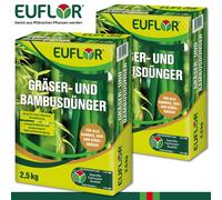 Euflor 2 x 2,5 KG Gräser- Et Bambou Dünger Herbe Ornementale Kübelgras Saftiges