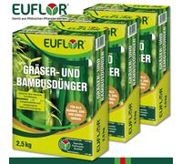 Euflor 3 x 2,5 KG Gräser- Et Bambou Dünger Herbe Ornementale Kübelgras Saftiges