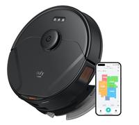 eufy Aspirateur Robot Clean X8 Pro, Aspiration Puissante Twin-Turbine™ 2 × 4 000 Pa, Brosse à Rouleau Active Detangling™ et Navigation Laser iPath™ pour Éliminer Les Poils d'animaux sur Les Tapis