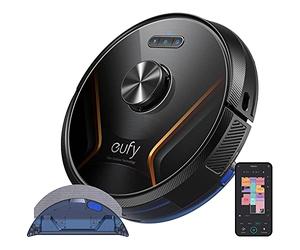 eufy Aspirateur Robot Navigation Laser by Anker, RoboVac X8 Hybrid, Aspiration et Lavage 2-en-1, Puissance 2X 2000 Pa, Laser iPath, IA. Technologie Map 2.0, Technologie Twin-Turbine