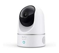 eufy Caméra de sécurité d'intérieur 2 K panoramique et inclinable pour la Surveillance intérieure, l'IA Humaine et Animal Domestique, Fonctionne avec Les Assistants vocaux Blanc T8410223