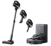 eufy E20 3-en-1 Robot aspirateur autovidage, 30,000 pa Max, Système de Filtration à 5 Niveaux, Charge Rapide, Contournement des Obstacles, Pro-Detangle Comb, pour Tapis, endroits étroits, escaliers