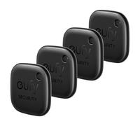 eufy Security Localisateur d’Article Bluetooth 4 Pack, Détecteur de clés, Traqueur pour écouteurs et Bagages, Détecteur de téléphone, Résistant à l’Eau, Fonctionne avec Apple Find My (iOS Seulement)