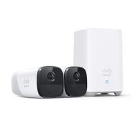 eufy Security, Caméra de Surveillance WiFi Extérieure Domestique sans Fil, eufyCam 2 Pro 2 cams, Autonomie de 365j, HomeKit, Résolution 2K, Étanchéité IP67, Vision Nocturne