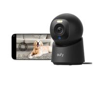 eufy Security Camera Interieure E30, caméra de Surveillance 4K UHD, Rotation 360° et Inclinaison, Vision Nocturne en Couleur, détection par IA, Suivi Automatique, Fonctionne avec Homekit
