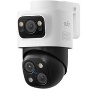 eufy Security, Caméra Surveillance PoE,Caméra Bullet-PTZ PoE eufy S4, triple objectif 4K UHD, vision 122°, panorama 360°, extérieur avec câble, zoom hybride x 8, suivi IA, stroboscope, vision nocturne
