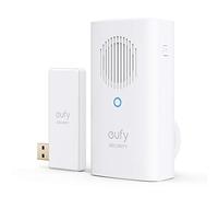eufy Security Carillon supplémentaire de sonnette vidéo, nécessite une sonnette vidéo 2K (alimentée par batterie) ou une sonnette vidéo double, sonnerie simultanée, contrôle du volume, fonctionne avec