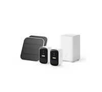 eufy Security eufyCam 2C Camera Surveillance WiFi exterieure sans Fil, pour HomeBase 2, autonomie de 180J, Transmission HD avec 1080p, sans Frais mensuels, Kit 2 caméras, avec Panneau solaires
