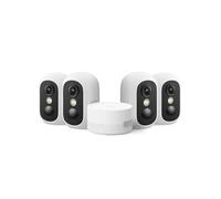 eufy Security eufyCam C35, caméra Surveillance WiFi exterieure sans Fil, Support magnétique, Vision Nocturne, Stockage Local, sans abonnement, IP67, Compatible Panneau Solaire, Blanches（4+1）