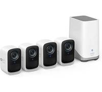 eufy Security eufyCam S300(eufyCam 3C), Camera Surveillance WiFi exterieure sans Fil, Résolution 4K, Vision Nocturne Couleur, Pas de Frais Mensuels, Nécessite HomeBase 3, 4+1