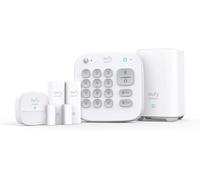 eufy Security Kit Alarme Domestique 5 Pièces, Sécurité Domestique, Clavier, Détecteur de Mouvement, 2 Capteurs d'Entrée, Système d'alarme Domestique, Contrôle Via APP