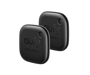 eufy Security Localisateur d’Article Bluetooth 2 Pack, Détecteur de clés, Traqueur pour écouteurs et Bagages, Détecteur de téléphone, Résistant à l’Eau, Fonctionne avec Apple Find My (iOS Seulement)