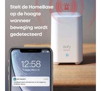 eufy Security Motion Detector, Home Alarm System Motion Detector, 100° Coverage, 30ft Range, 2 Year Battery Life, Adjustable Sensitivity (HomeBase required)