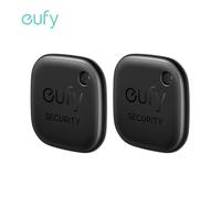 Eufy Security Smart Track Link (noir) détecteur de clés, compatible avec Apple Find My (iOS), détecteur de clés, Bluetooth 3PCs