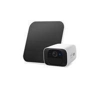 Eufy Caméra de surveillance SoloCam C210 avec panneau solaire 2K Wi‑Fi 2,4 GHz sans frais mensuels