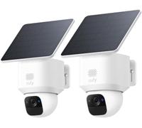 eufy Security SoloCam E30 Camera Surveillance WiFi exterieure sans Fil, Rotation 360°, Suivi IA, clarté 2K, Compatible HomeBase S380, aucuns Frais mensuels, 2 Pack
